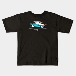 1955 Chevrolet Hardtop Coupe California Kids T-Shirt
